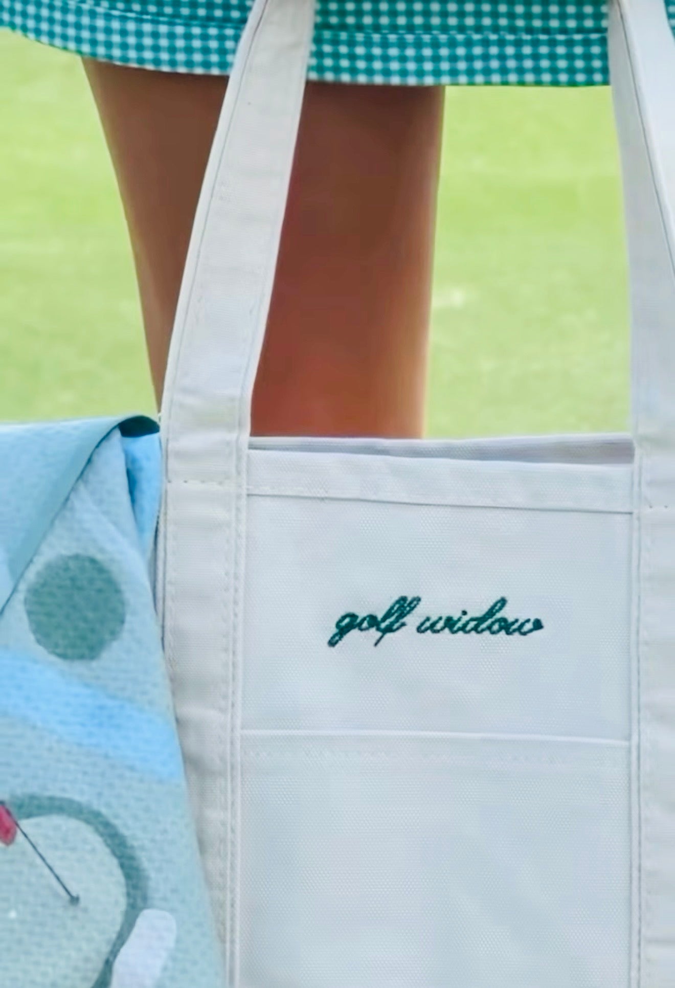 Golf Widow Canvas Tote