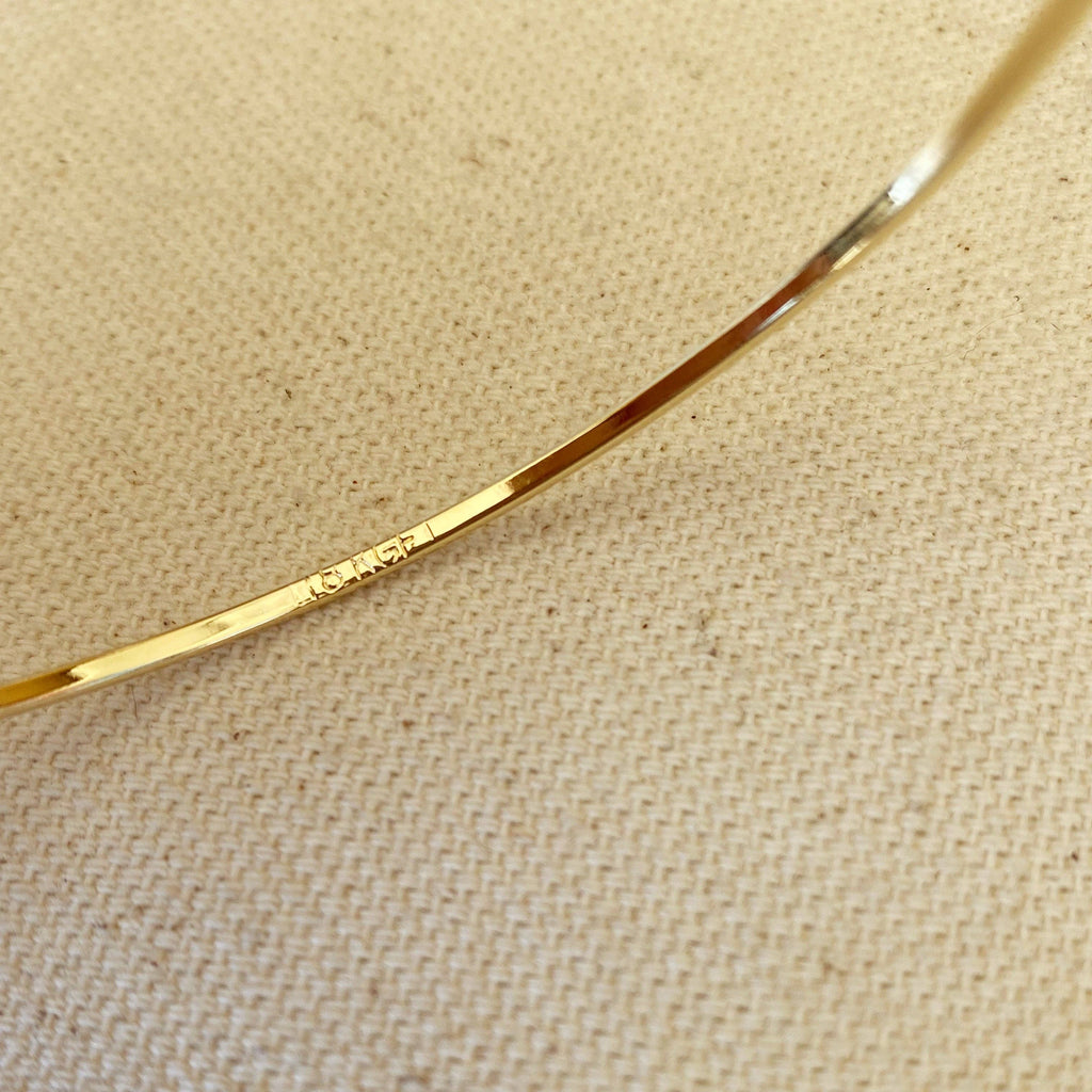 The Classic - 18k Gold Filled Bangle Bracelet