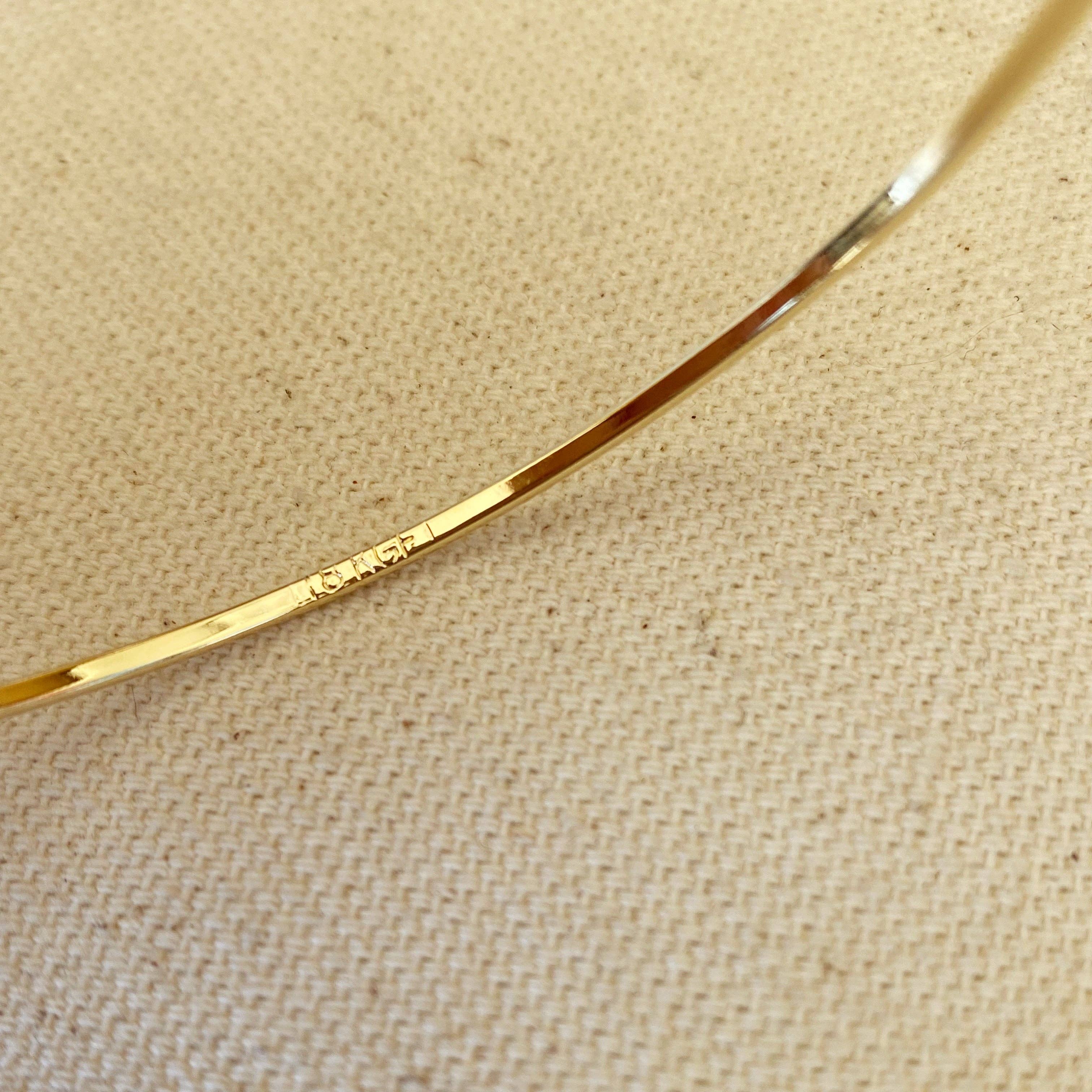 The Classic - 18k Gold Filled Bangle Bracelet