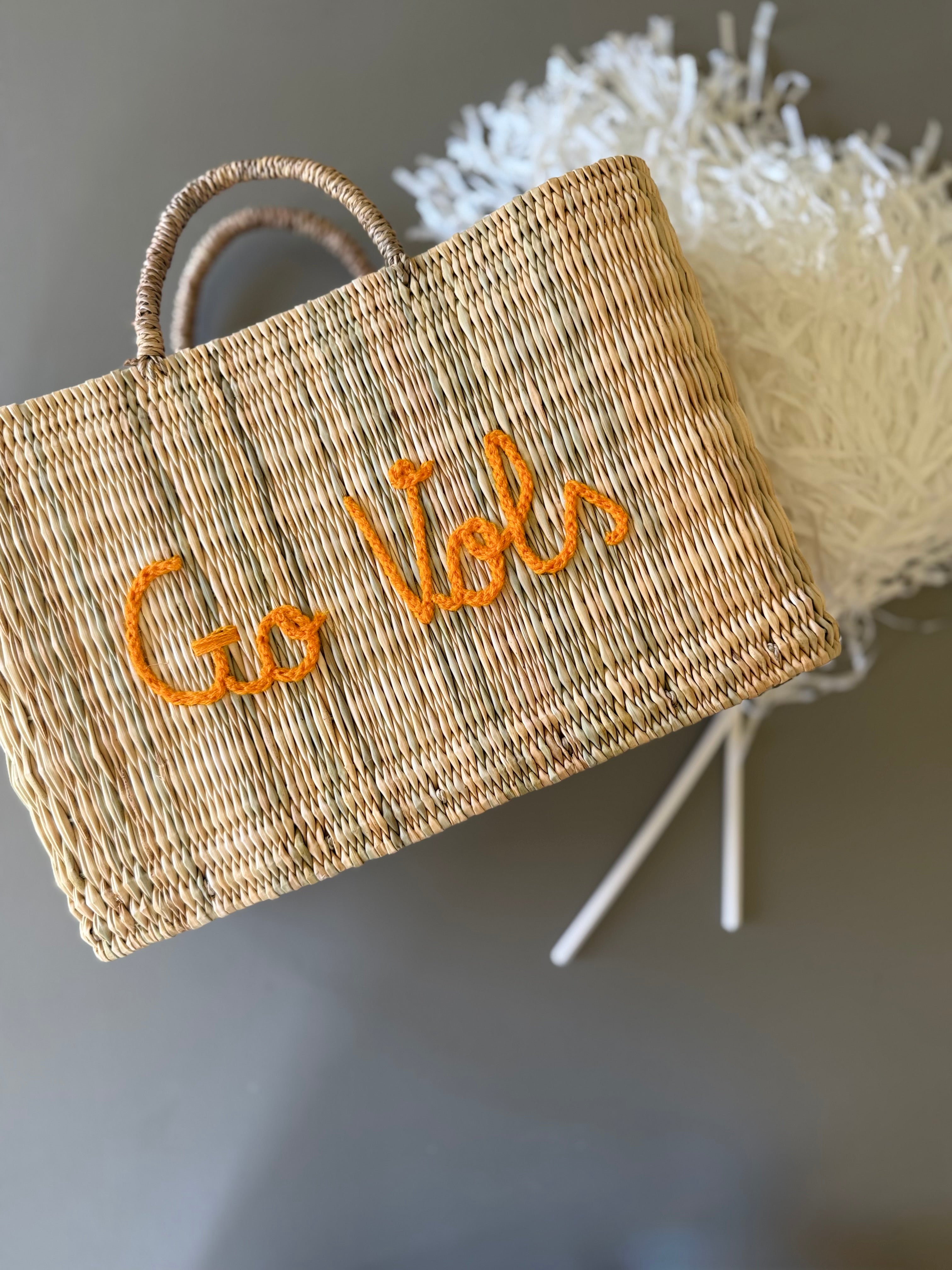 Go Vols - Hand woven tote