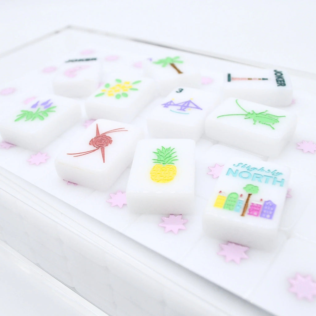 Mahjong Tile Set - Middle and Main Charleston Tiles - A South Carolina Inspired Mahjong Tile Set