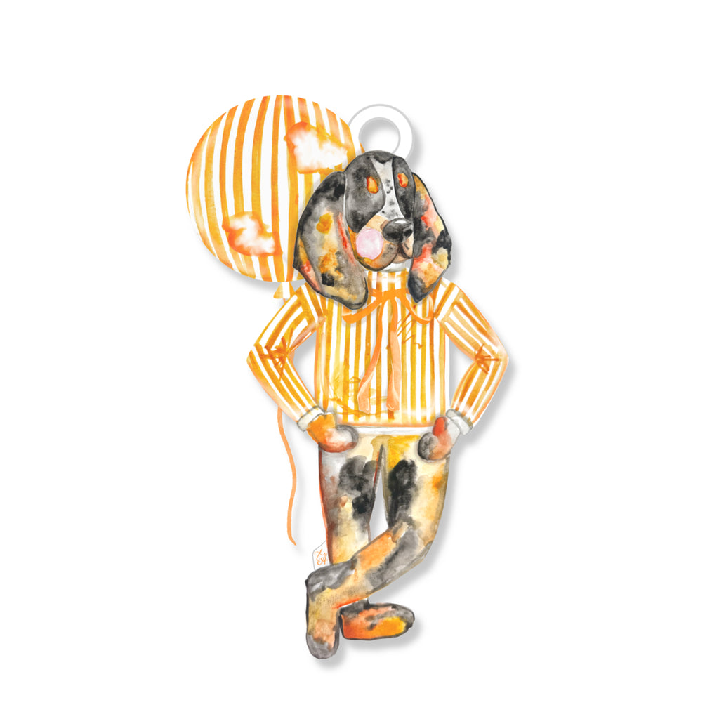 Go Vols!  Acrylic Bottle Charm / Ornament