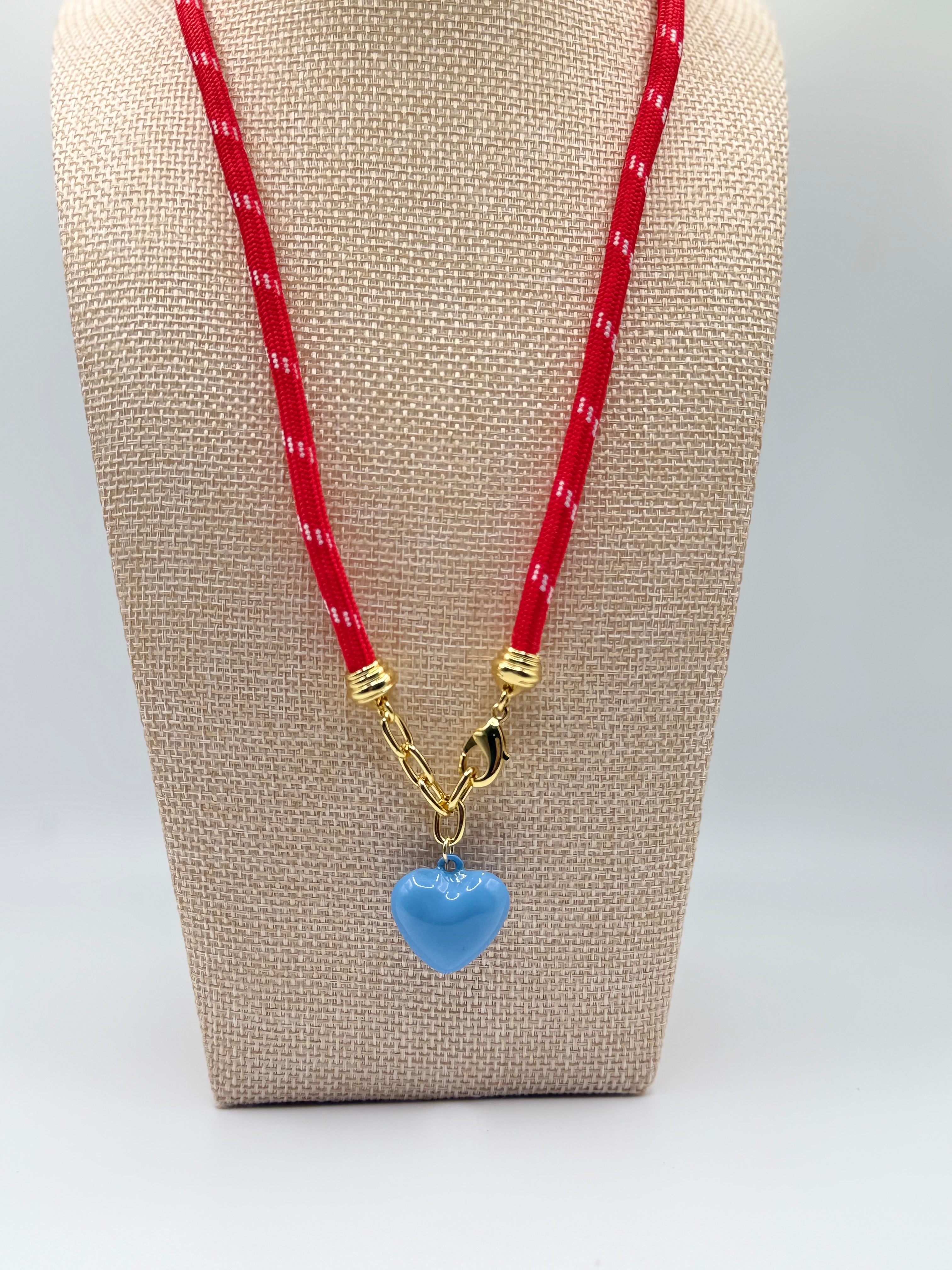 American Girl - Red and Powder Blue Blue