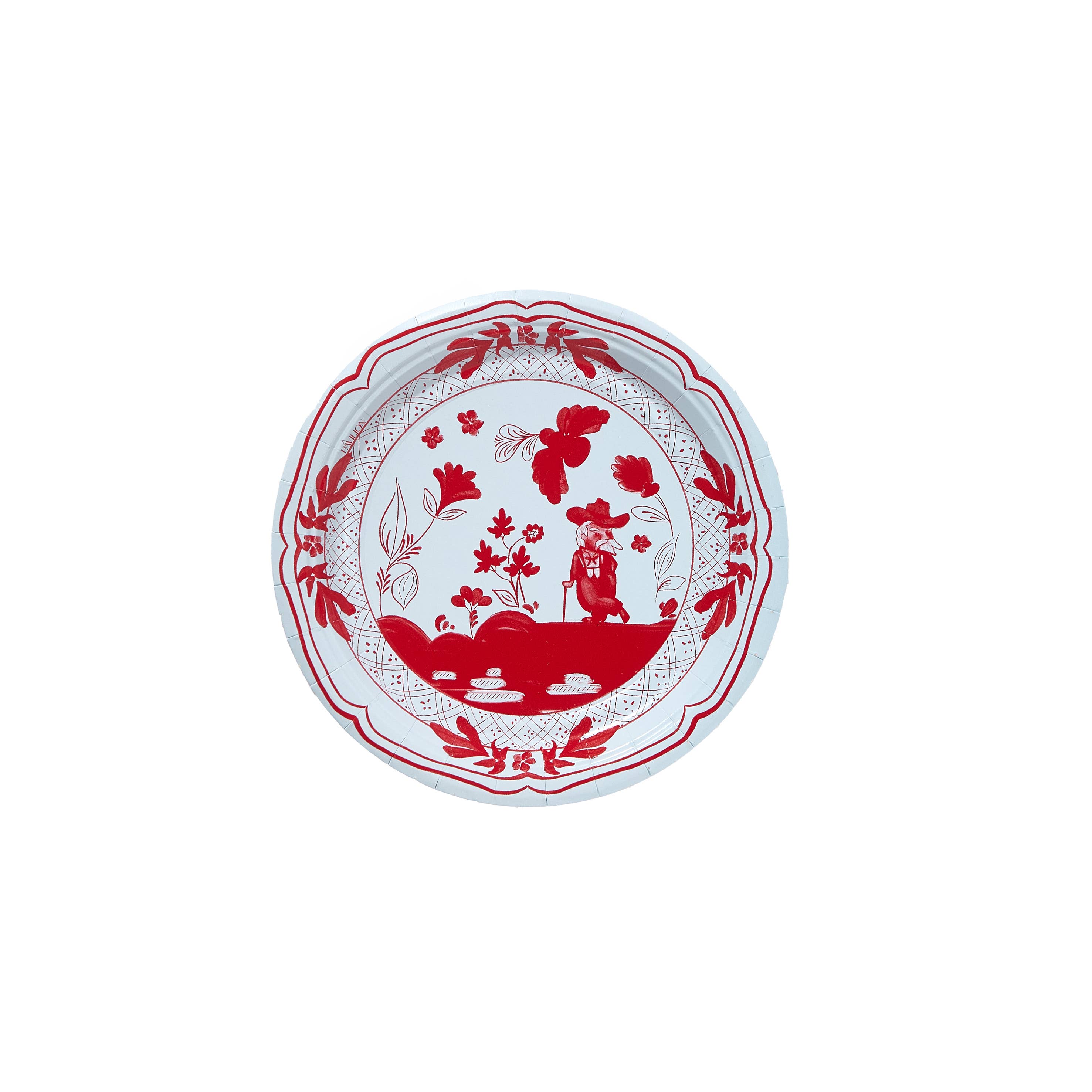 Hotty Toddy! Mini Hors d'oeuvre Paper Plates - 50 Pck 