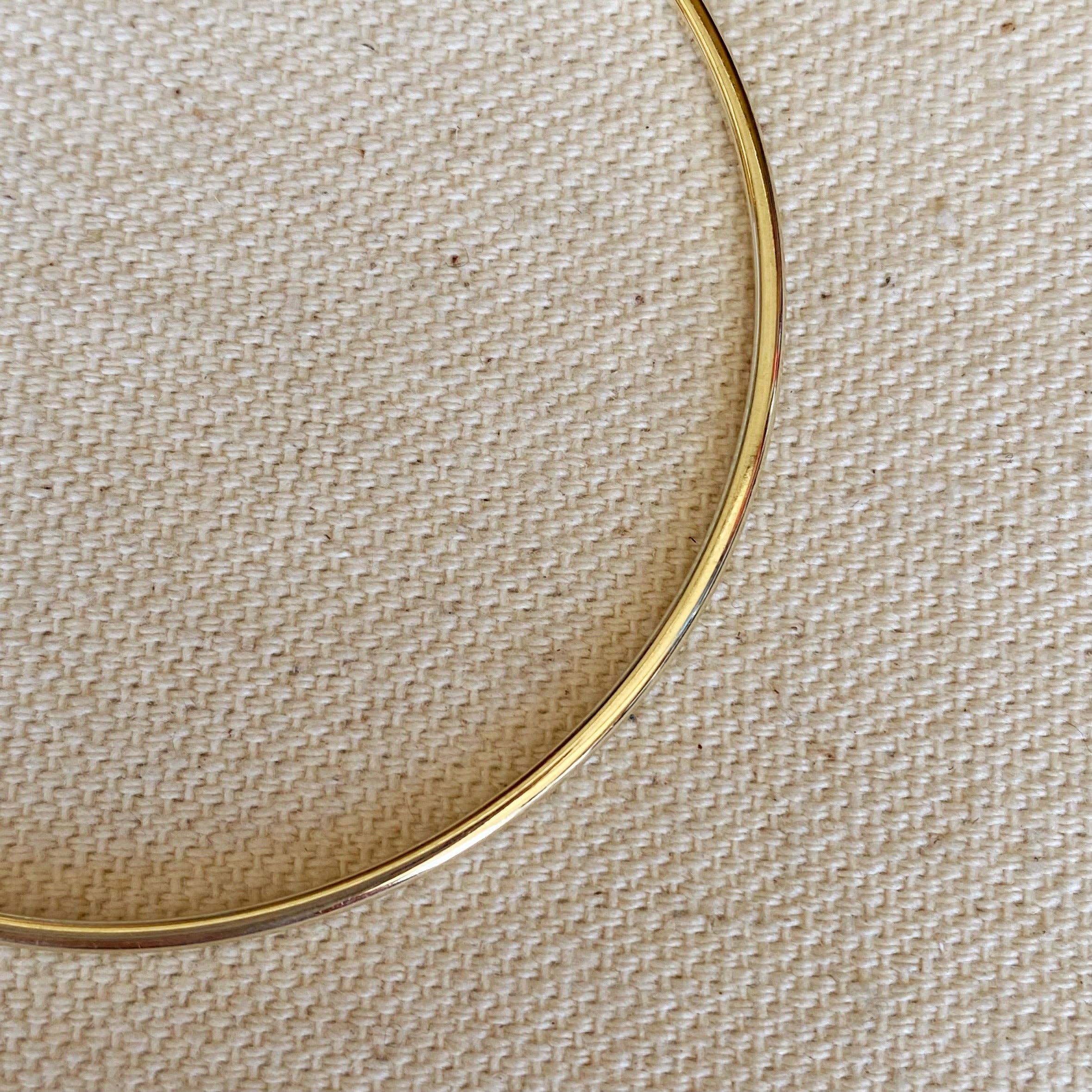 The Classic - 18k Gold Filled Bangle Bracelet