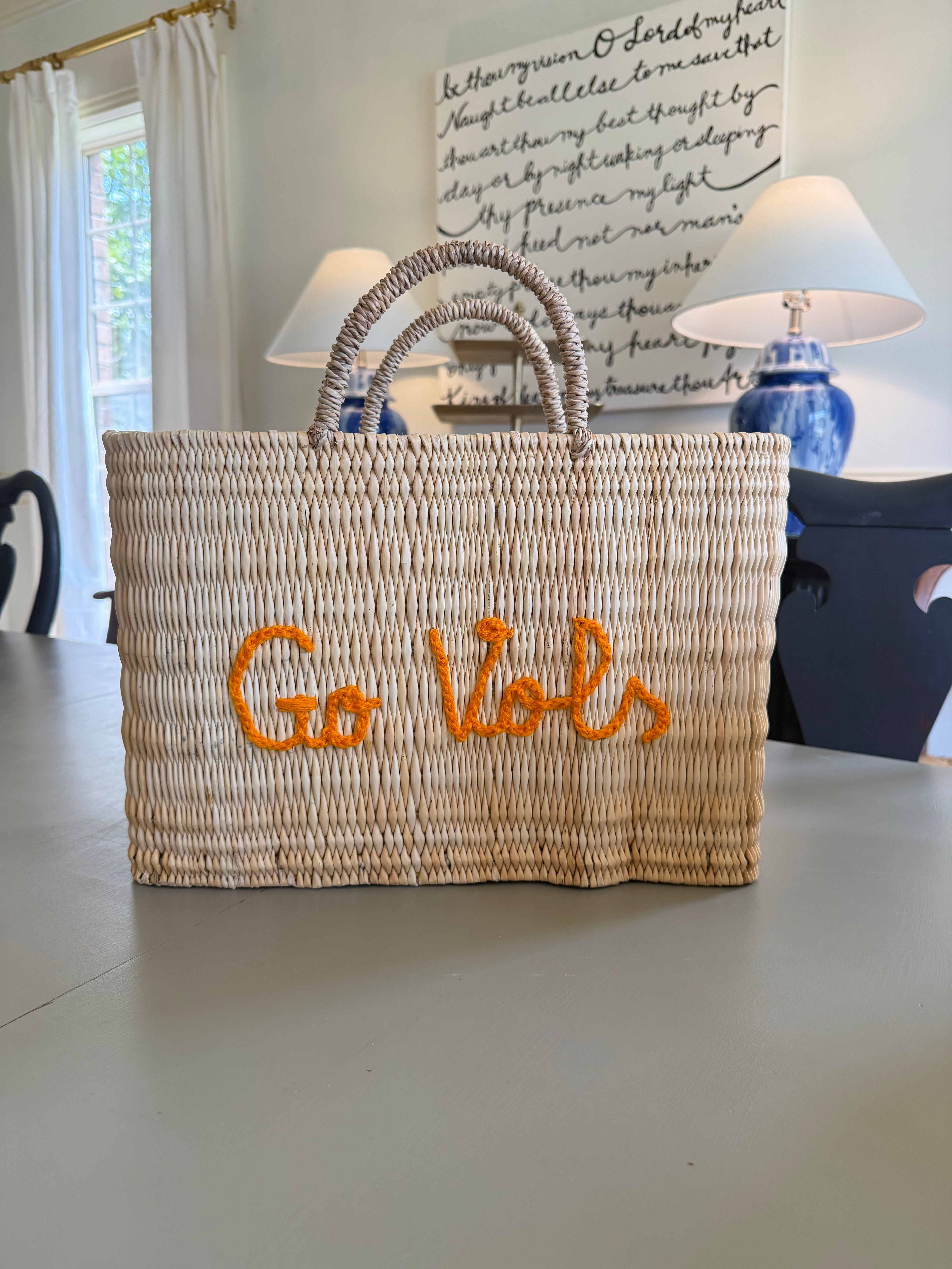 Go Vols - Hand woven tote
