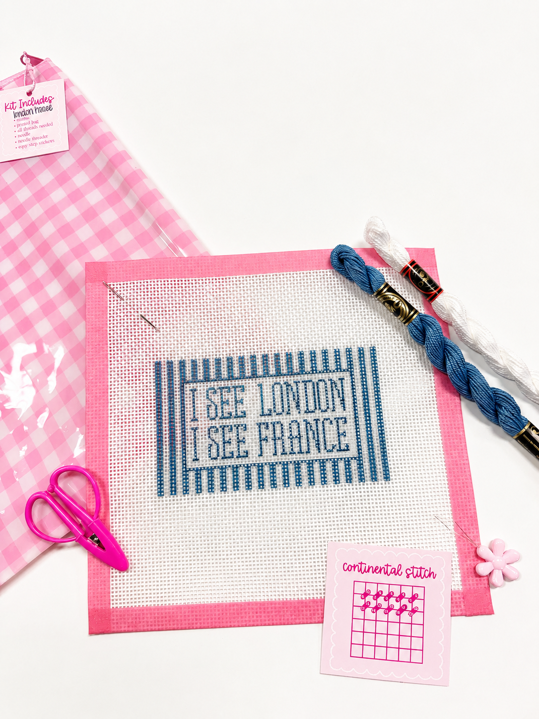 Needlepoint Kit - I See London, I See France
