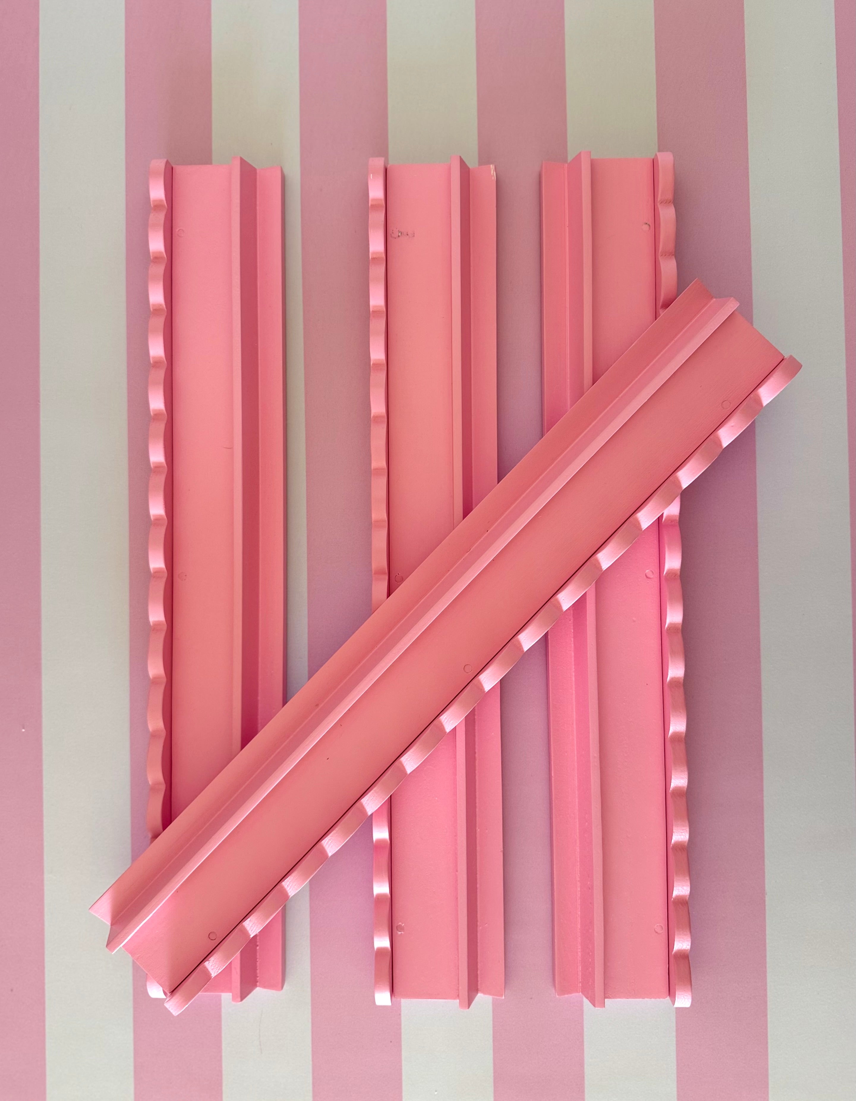 20" Luxury Wood Mahjong Racks with Magnetic Scalloped Pushers