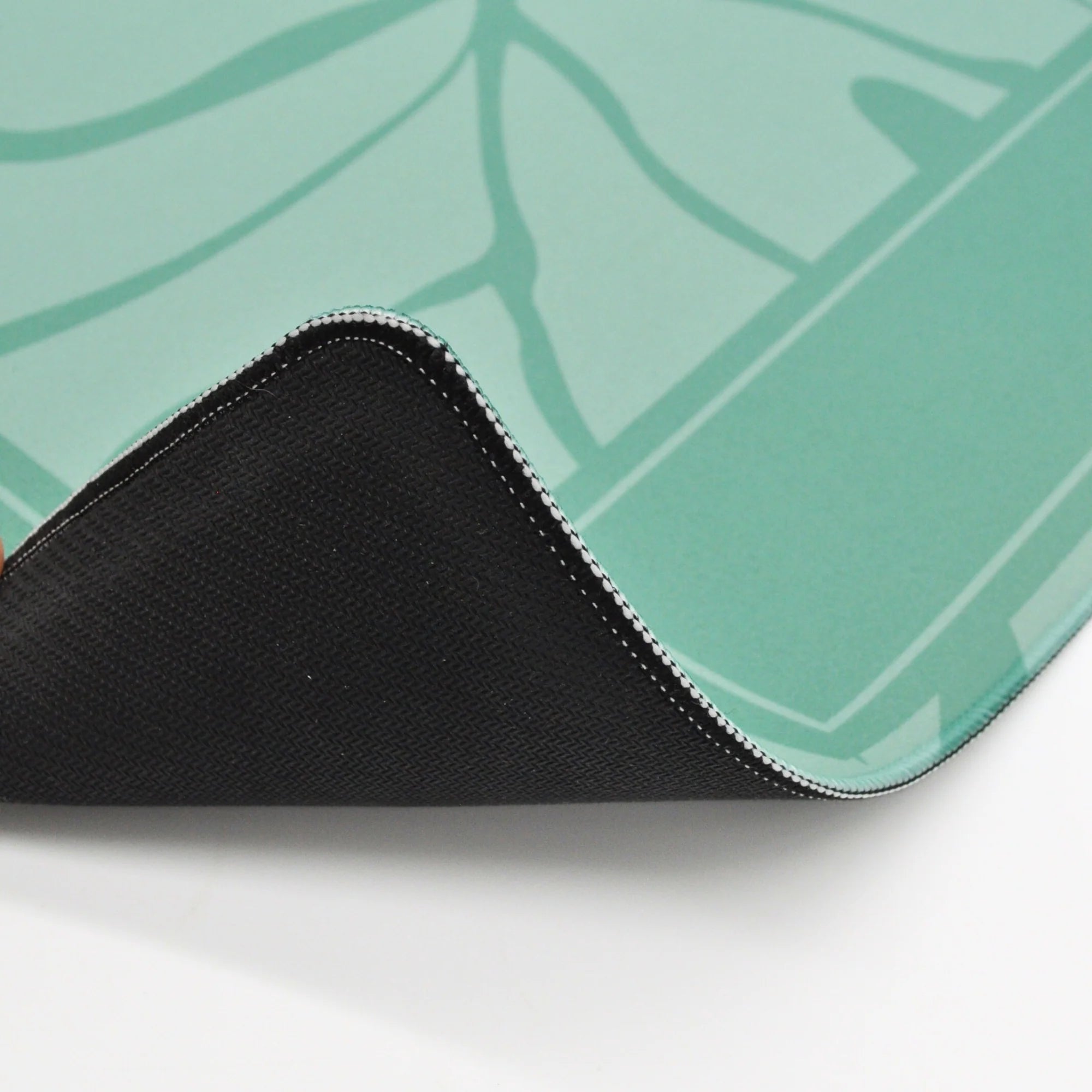 Middle and Main Mahjong Mat - Seabee Avenue Monstera Plant Mat