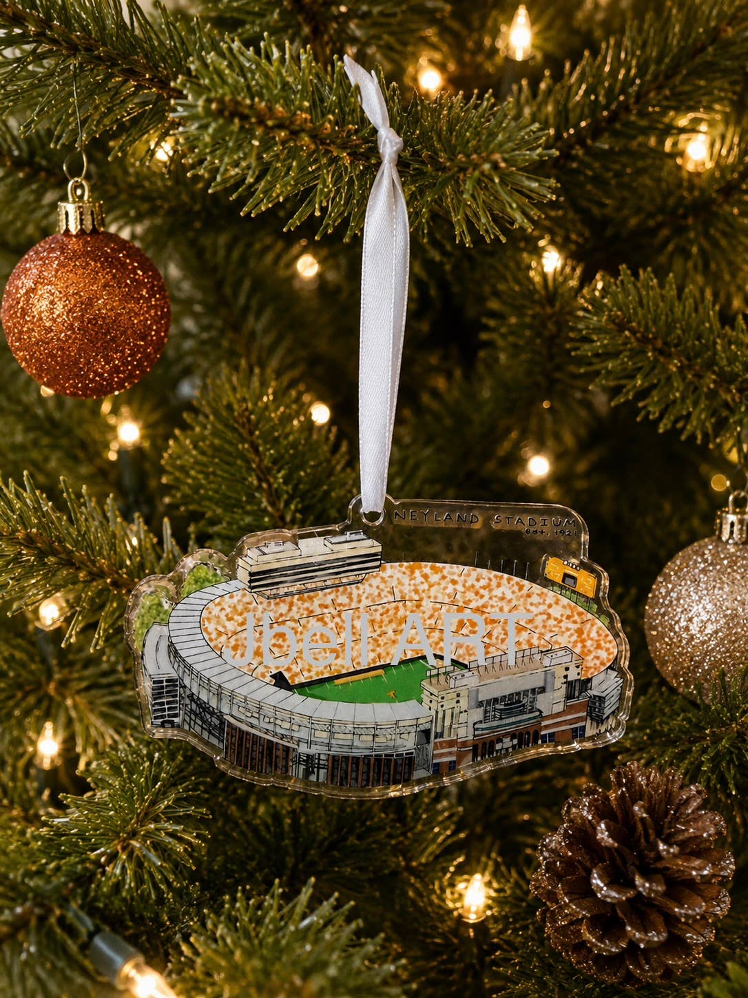 University of Tennessee Acrylic Stadium Ornament- Neyland