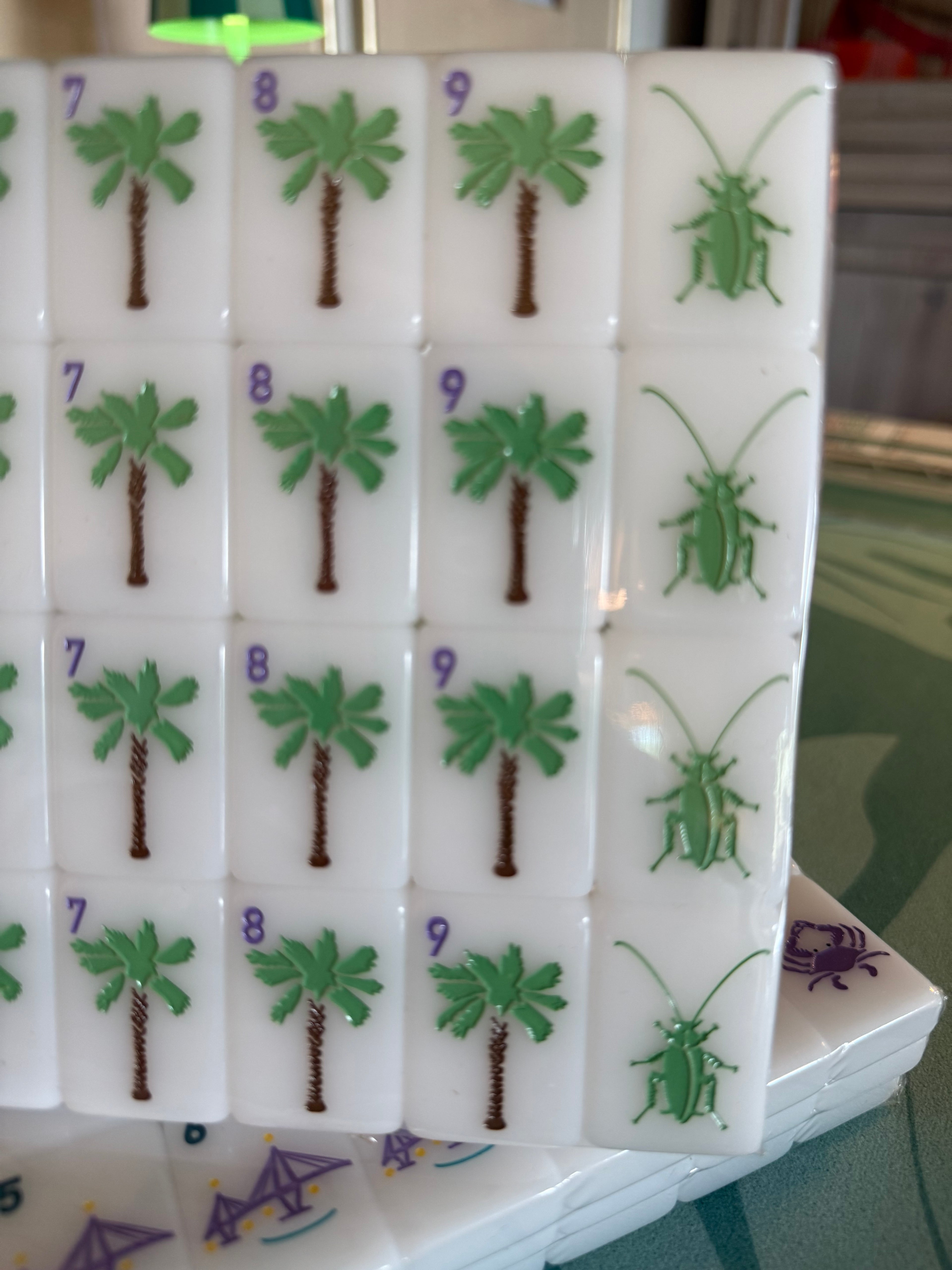 Mahjong Tile Set - Middle and Main Charleston Tiles - A South Carolina Inspired Mahjong Tile Set