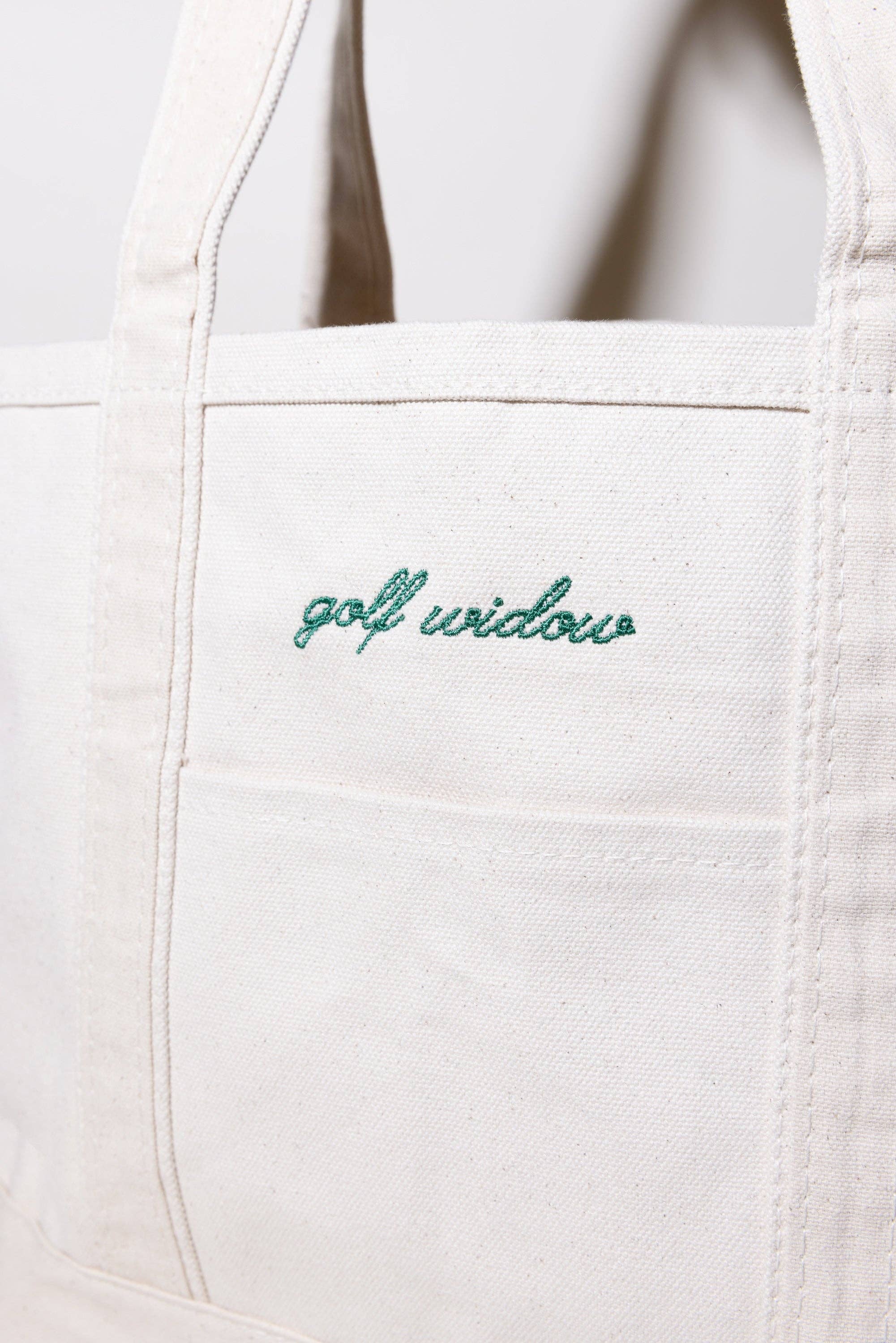 Golf Widow Canvas Tote