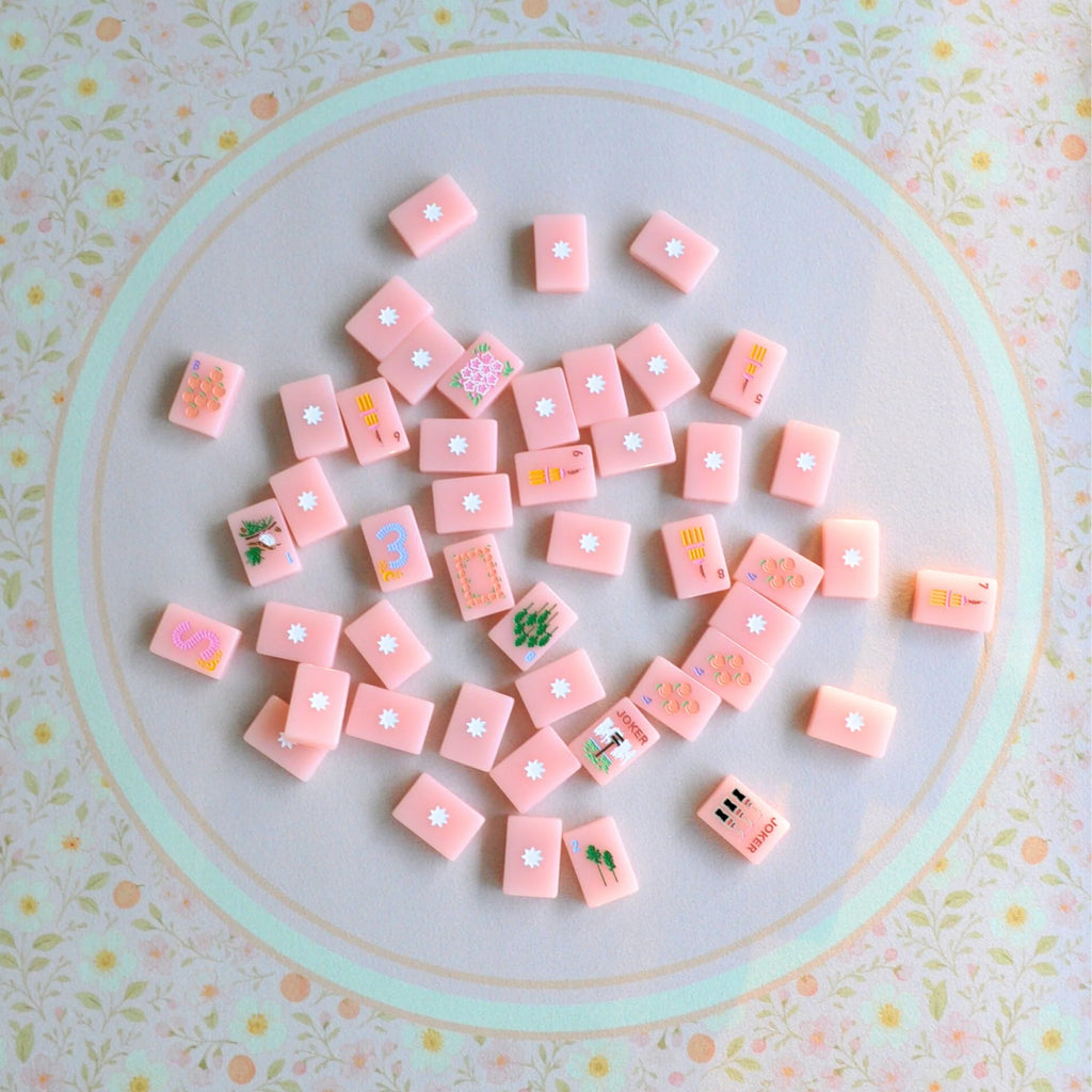 Middle and Main Mahjong Mat - Peaches 'n Cream