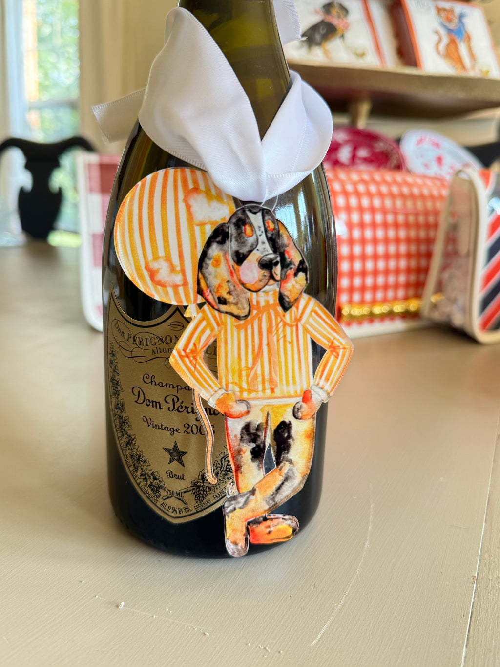 Go Vols!  Acrylic Bottle Charm / Ornament