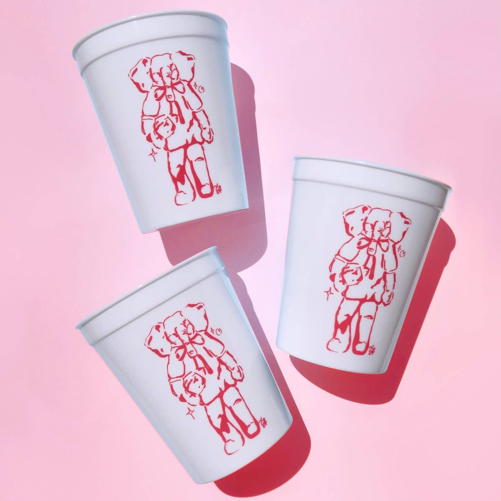 Roll Tide! Red Elephant Stadium Cup Set