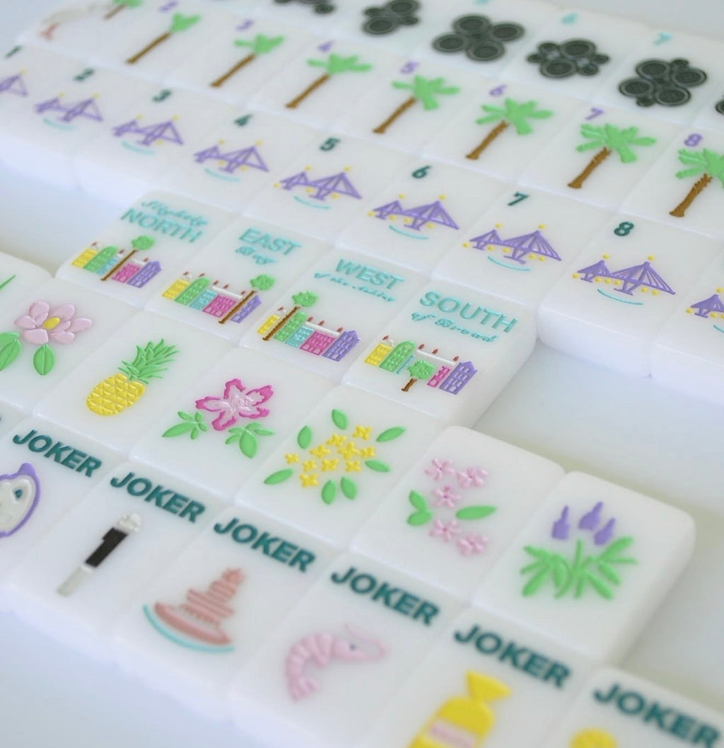 Mahjong Tile Set - Middle and Main Charleston Tiles - A South Carolina Inspired Mahjong Tile Set