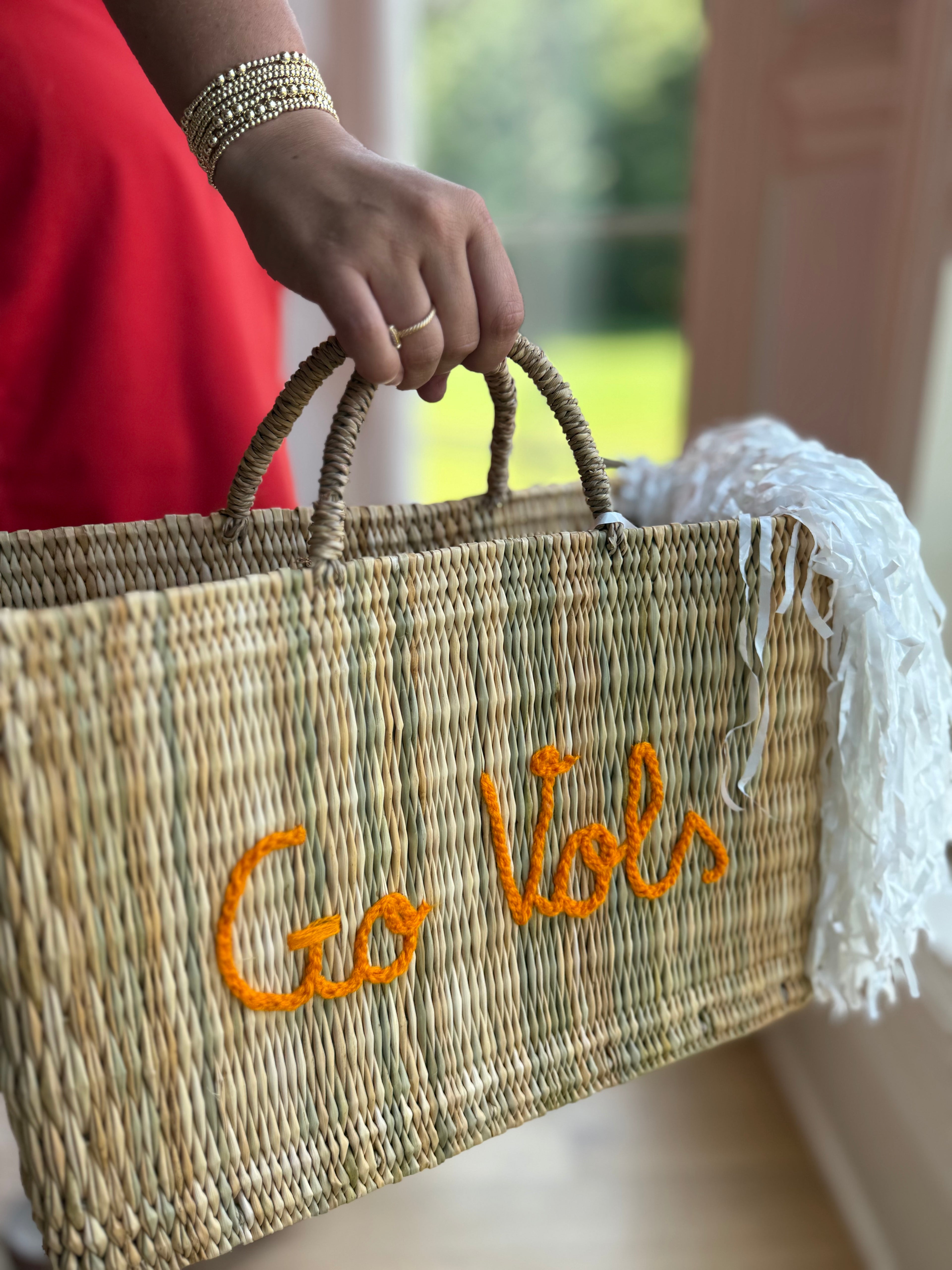 Go Vols - Hand woven tote