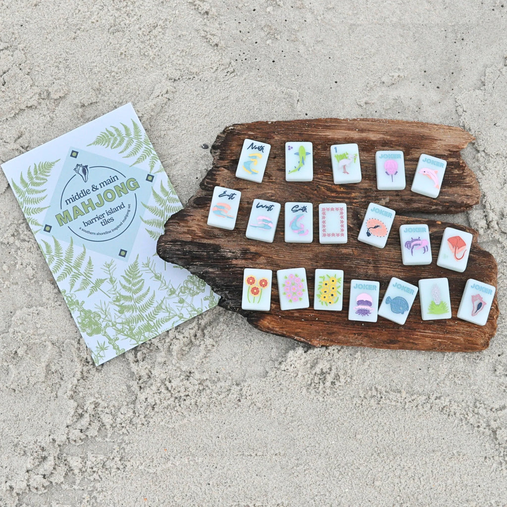 Mahjong Tile Set - Middle and Main Barrier Island Tiles