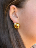 The Love Knot 24K Gold Filled Stud Earrings