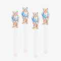 War Eagle! Auburn Acrylic Tiger Stripes Stir Sticks