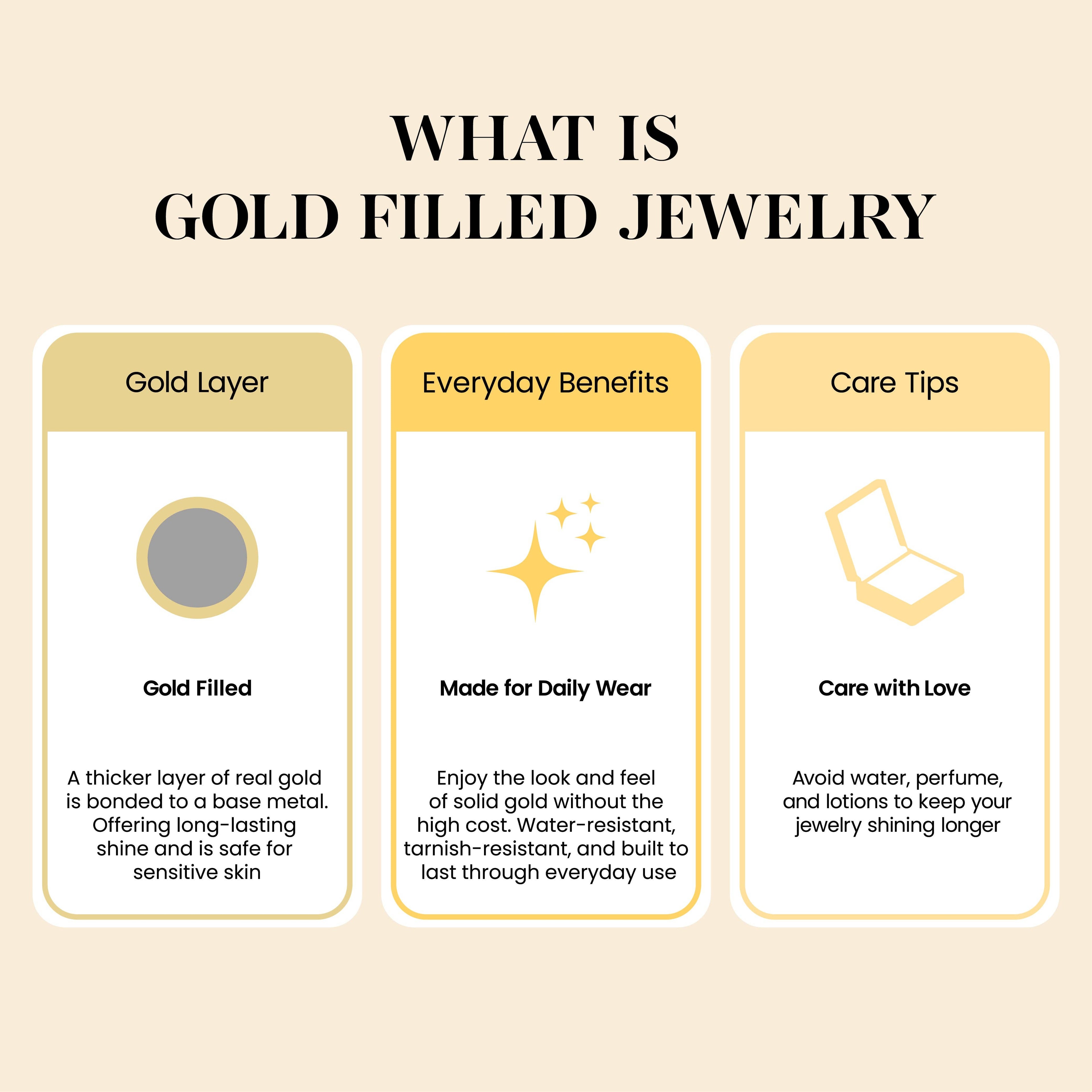 Bessie - Oval CZ Stud Earrings- 18k Gold Filled