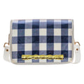 Navy Buffalo Clear Stadium Bag with Gold Bamboo Stick
