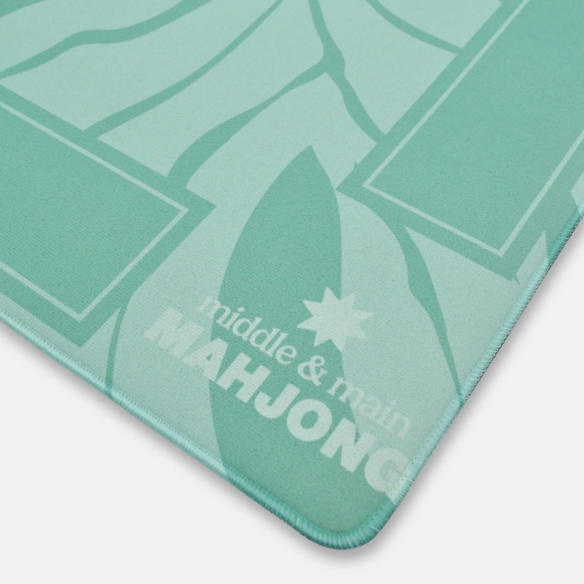 Middle and Main Mahjong Mat - Seabee Avenue Monstera Plant Mat