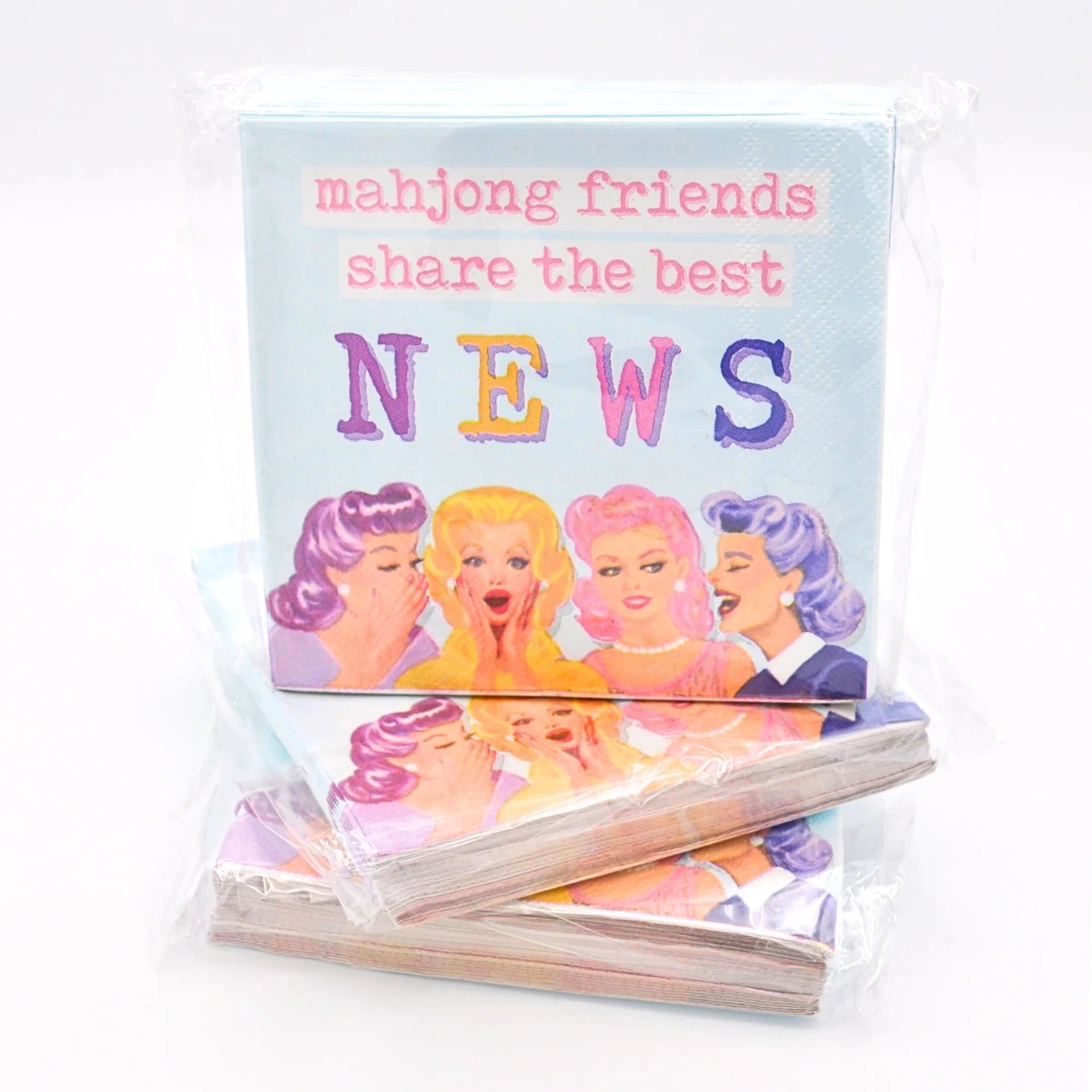 Cocktail Napkins - Middle and Main Mahjong Friends