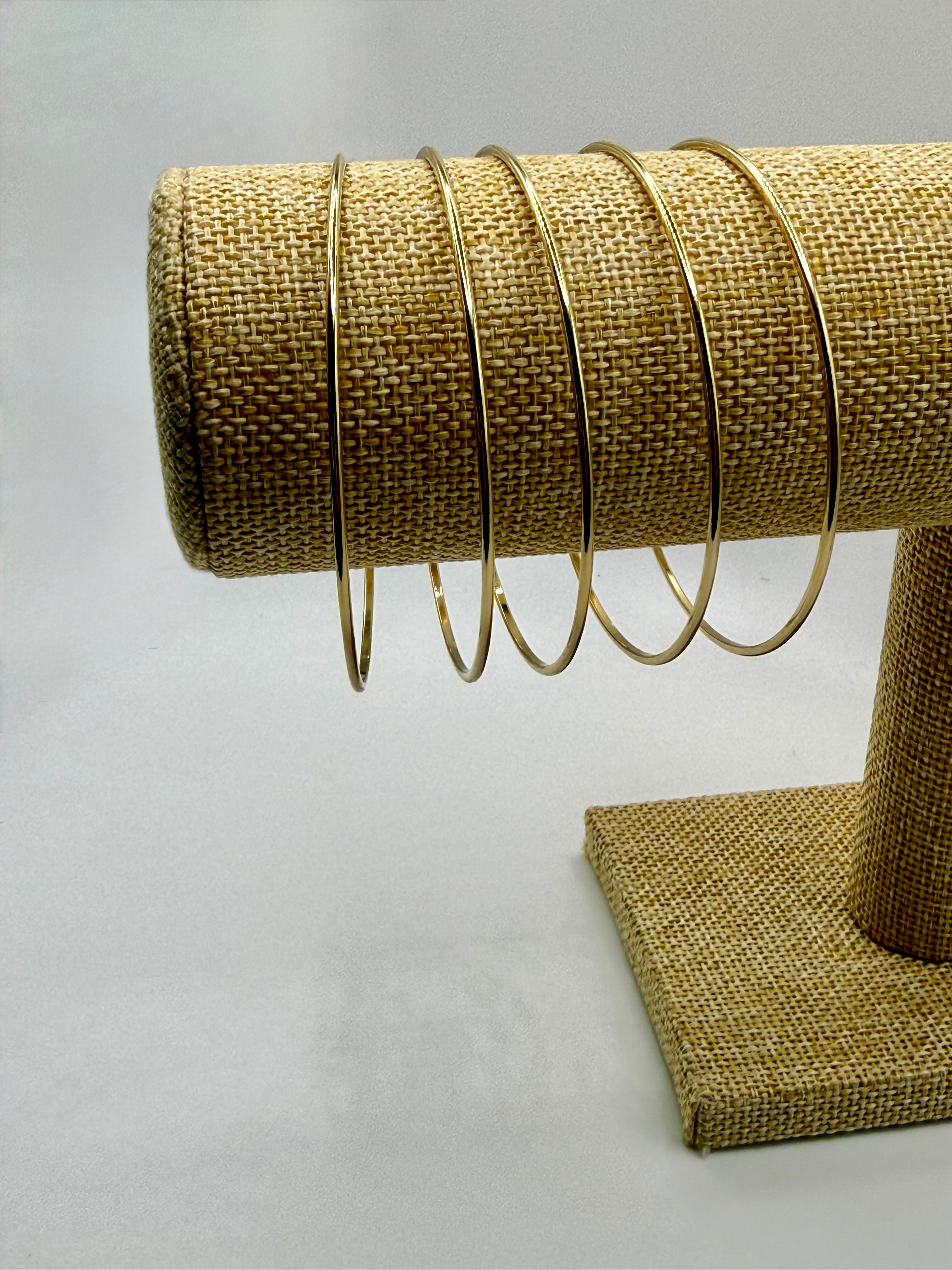 The Classic - 18k Gold Filled Bangle Bracelet