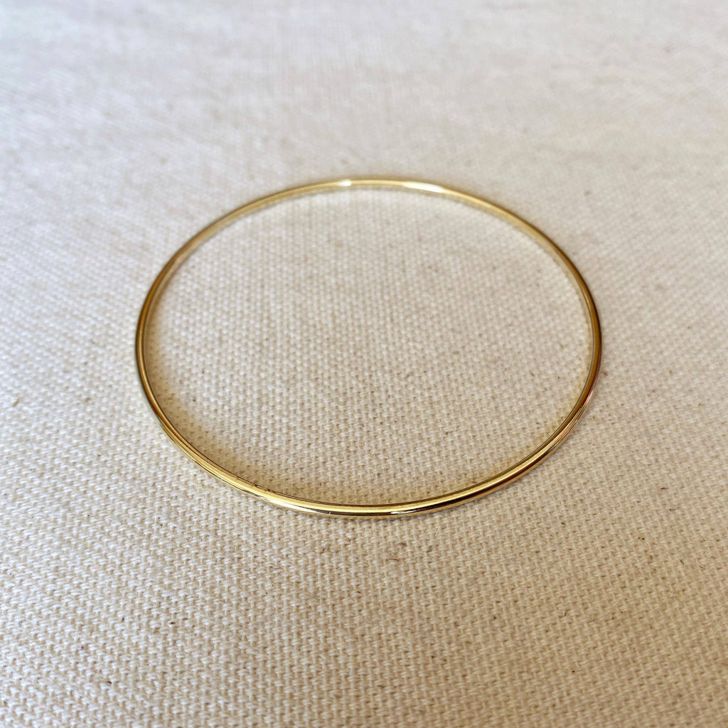 The Classic - 18k Gold Filled Bangle Bracelet