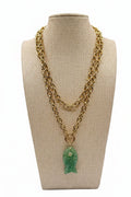 The Natchez with Green Agate Fish