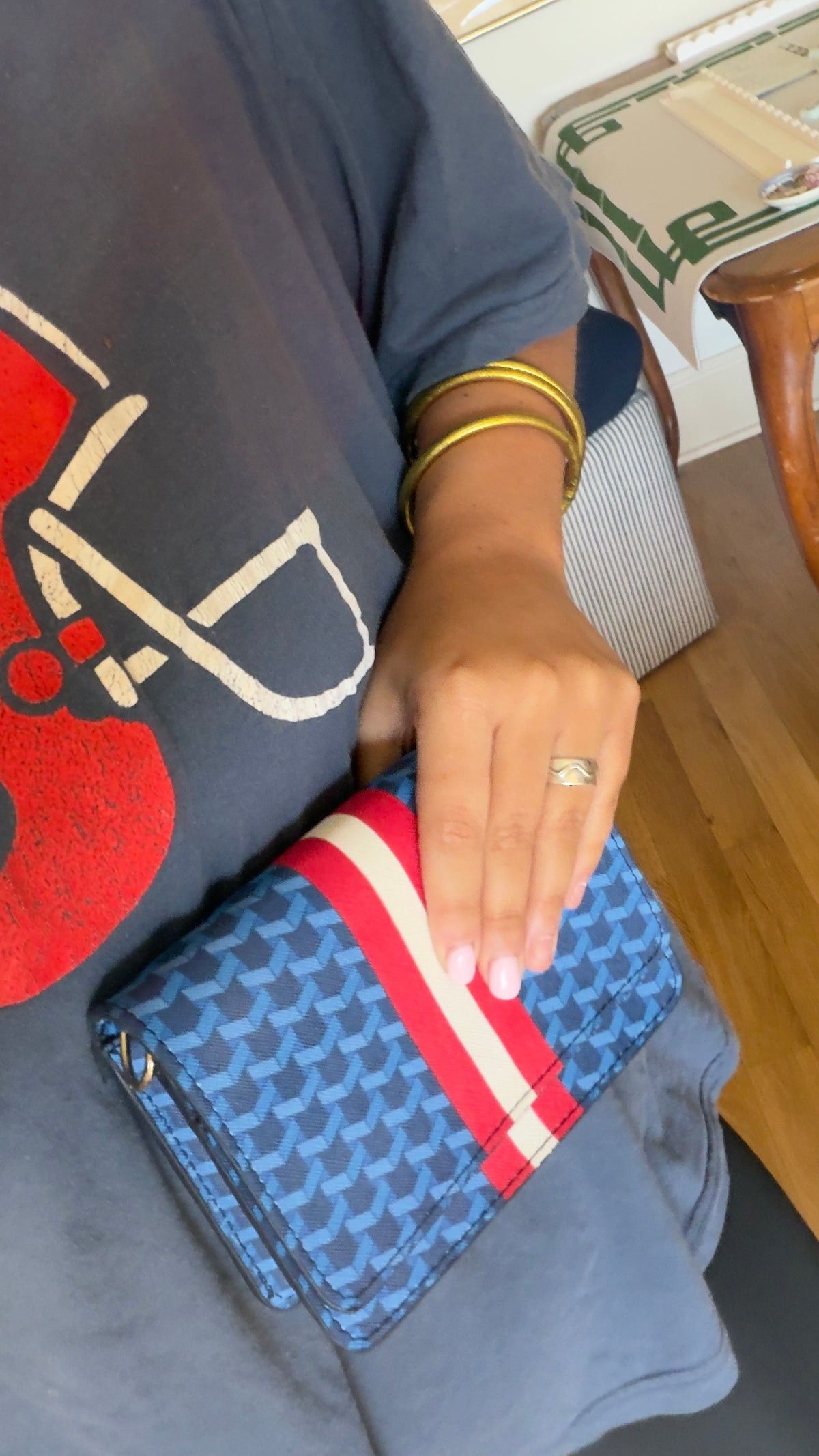 Blue/Red Stadium Bag