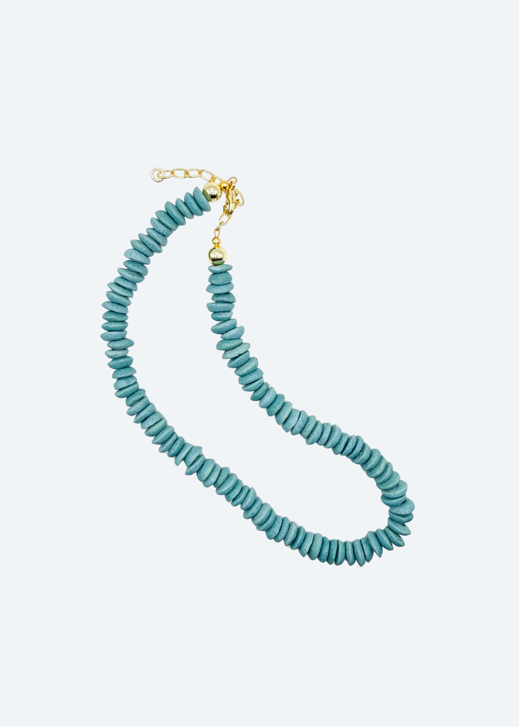 The Nashville | Teal Ashanti Glass Beads