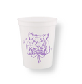 Geaux Tigers! Mardi Cat Stadium Cup Set