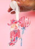 Hotty Toddy! Colonel Reb Acrylic Bottle Charm / Ornament
