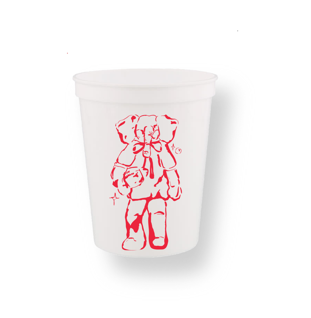 Roll Tide! Red Elephant Stadium Cup Set