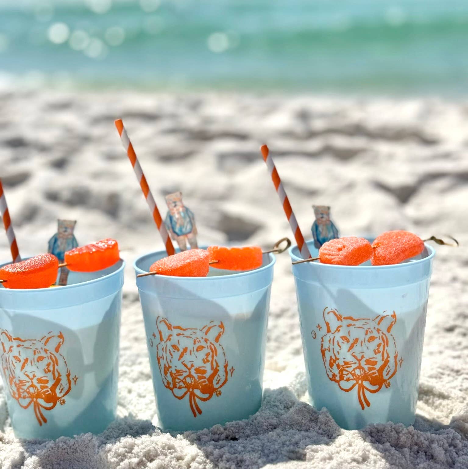 War Eagle! Auburn Tiger Stripes Stadium Cup Set