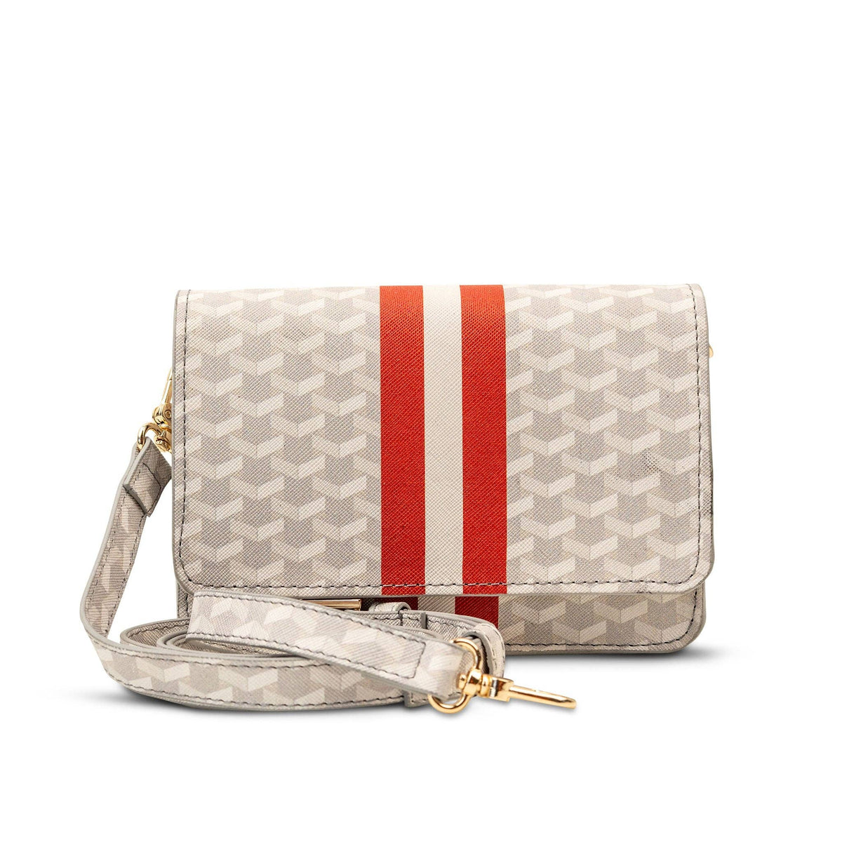 White/Orange Game Day Stadium Bag