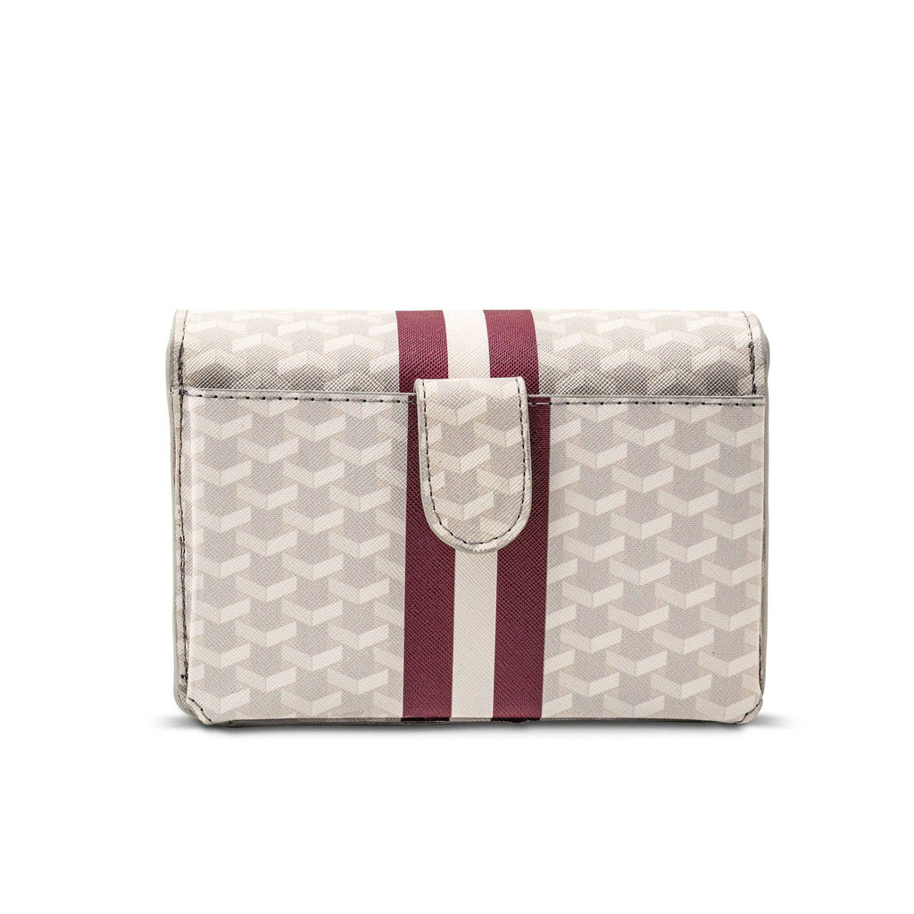 White/Maroon Game Day Stadium Bag
